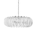 Williams Sonoma - Murano Round Petal Chandelier Clear